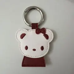 【新品未使用】 familiar ファミリア ネームホルダー　リアちゃん 赤