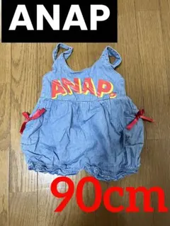 夏 デニム サロペット ANAP kids⋆⸜☾‎ 90cm 女の子 アナップのサムネイル