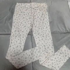 #ジェラートピケ　小花柄レギンス パンツ　ルームウェア　パジャマのサムネイル
