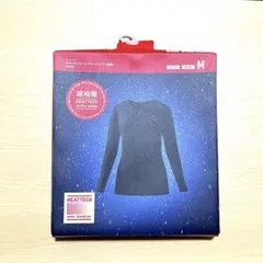 ヒートテック　超極暖　クルーネックT 長袖　黒　M レディース