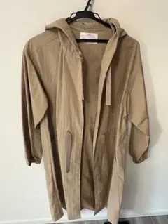 MURUA フード付きベージュコート F
