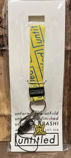 嵐 untitled ネックストラップ 黄　二宮和也☆新品未開封