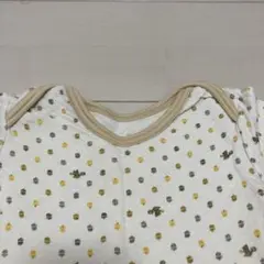 ニシキ　70サイズ　ロンパース下着　長袖　どんぐりとリス