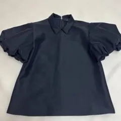 [新品未使用]YOKO CHAN ギャザースリーブブラウス ネイビー 40 新品未使用]YOKO CHAN ギャザースリーブブラウス ネイビー 40 - メルカリ