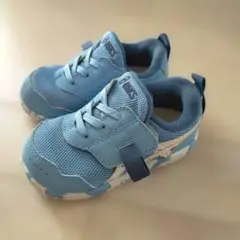 ベビーシューズ　アシックス　ASICS 青水色　スニーカー　13センチ