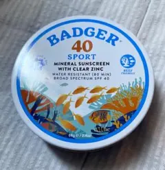 バジャー 40 SPORT MINERAL SUNSCREEN 日焼け止めのサムネイル