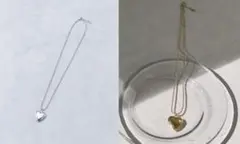 Lattice （ラティス） ＜ステンレス＞アンティークハートネックレス