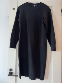 ユニクロ　スフレスムースワンピース　XS