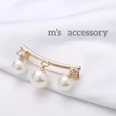 【即日発送‼️】ブローチ　パールゴールド　入学式卒業式コサージュビジュー入園式