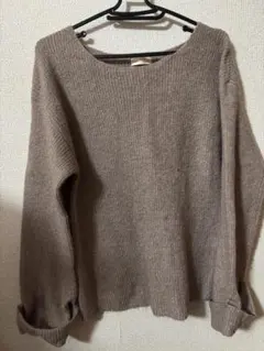 earth music＆ecology ピンクベージュ　セーター　ニット　F