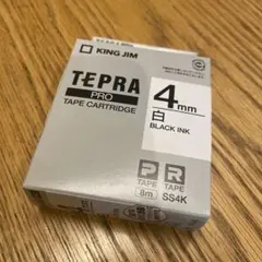 KING JIM TEPRA PRO SS4K 4mmラベルテープ　テプラ