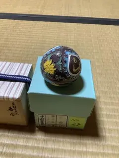 京焼 中村翠嵐 紫交趾 松竹梅茶碗 共箱 陶歴 栞 茶道具 - メルカリ