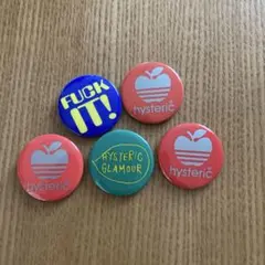 ヒステリックグラマー　缶バッジ5個セット