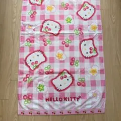 超レア 新品未使用品 ハローキティ 平成レトロ バスタオル フラワー