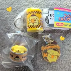 【ポムポムプリン❤】カンキャラ・キラキラ透明メタルチャーム・コインシリンダー2