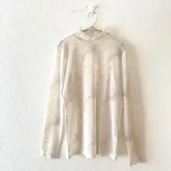 ☆【ローリーズファーム】シアートップス メロウフリル 透け感有 ハイネック F