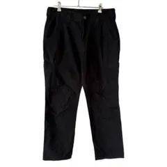 15456 ディッキーズ リップストップ ワークパンツ W32×L32 黒 古着