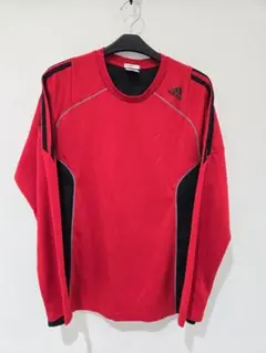 アディダス　スポーツ　ロングTシャツ　長袖　CLIMA COOL　サイズO