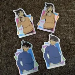 名探偵コナン】工藤新一 毛利蘭 まとめ売り ステッカー キャラクリア