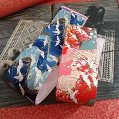 友禅和紙 千代紙 ハンドメイド素材 55柄 110枚 17.75✕7cm 切れ端