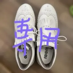 adidas ホワイト ゴルフシューズ