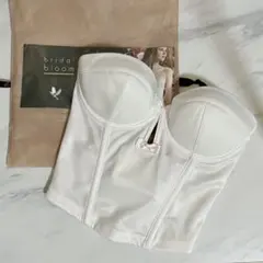 美品 bridal bloom ショートビスチェ C65 ブライダルインナー