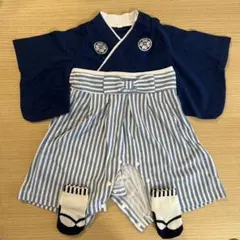 ベビー　袴ロンパース　70