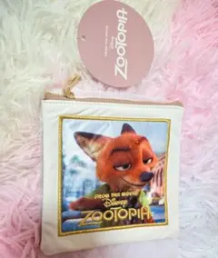 新品 ＊ 粧美堂 ズートピア スクエアポーチ ニックワイルド
