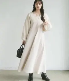フレアワンピース　ロング