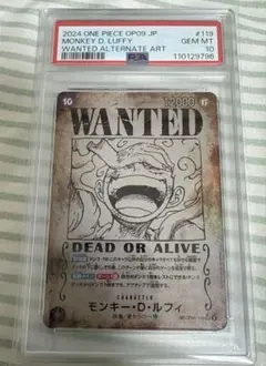 PSA 10 ニカ ルフィ 手配書