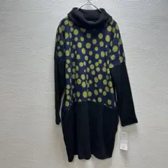 新品タグ付SENCE OF SERENESSドット柄タートルネック長袖チュニック