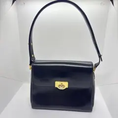 BALLY バリー ショルダーバッグ レザー ターンロック 黒 卒業式 入学式のサムネイル