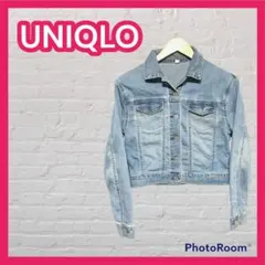 ユニクロ　デニムジャケット　サイズM ブルー　レディース　gジャン