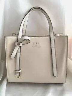 JILL♡ジルバイジルスチュアート♡ユースフルリボントートバッグ 白 ホワイト