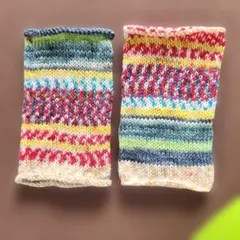 Opalオパール毛糸リストウォーマー