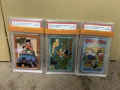ドラゴンボールイタジャガCR psa10 3連番　孫悟空、ブルマ、クリリン他