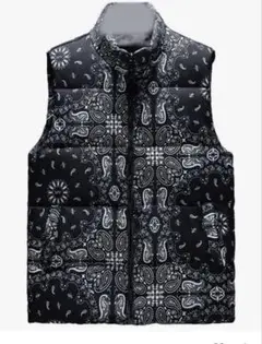 ダウンベスト メンズベスト 秋冬 ダウンコットンベスト　4lx