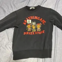 A BATHING APE PIRATE STORE スウェット ブラックのサムネイル