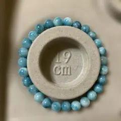 ラリマーブレスレット8mm 19cm