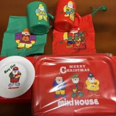 ミキハウス　推定30年程前のサンタのノベルティセット