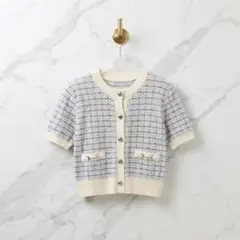 INGNI ツイード風 半袖 M
