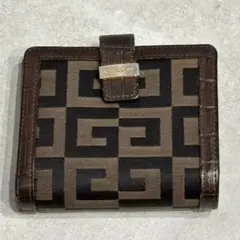 GIVENCHY ジバンシー　レザー ブラウン がま口 レディース 折り財布のサムネイル