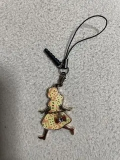 水曜日のアリス　キーホルダー不思議の国のアリストランプ模様イヤホンジャック