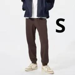 ユニクロ　スウェットパンツ　ダークブラウン　Sサイズ　メンズ 裏毛