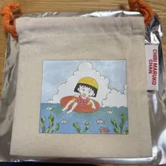 3COINS りぼん 巾着 ちびまる子ちゃん