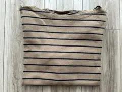 UNIQLO ボーダーボートネックT Lサイズ