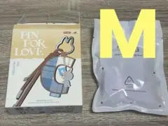 ラブブ PIN FOR LOVE アルファベット チャーム M