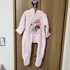❤️もこもこアウターロンパース❤️ミニーマウス ❤️