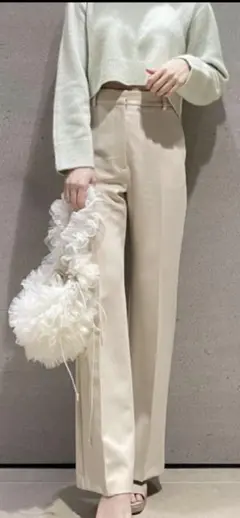 スナイデル 2024 美脚ストレッチパンツ CanCam掲載 クリーム