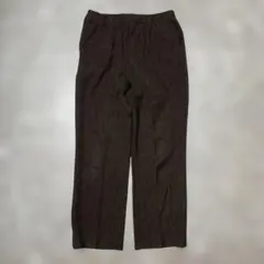 ブラウン スラックス Lサイズ ウエストゴム g48